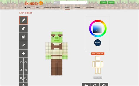 skndex|Minecraft Skin Editor